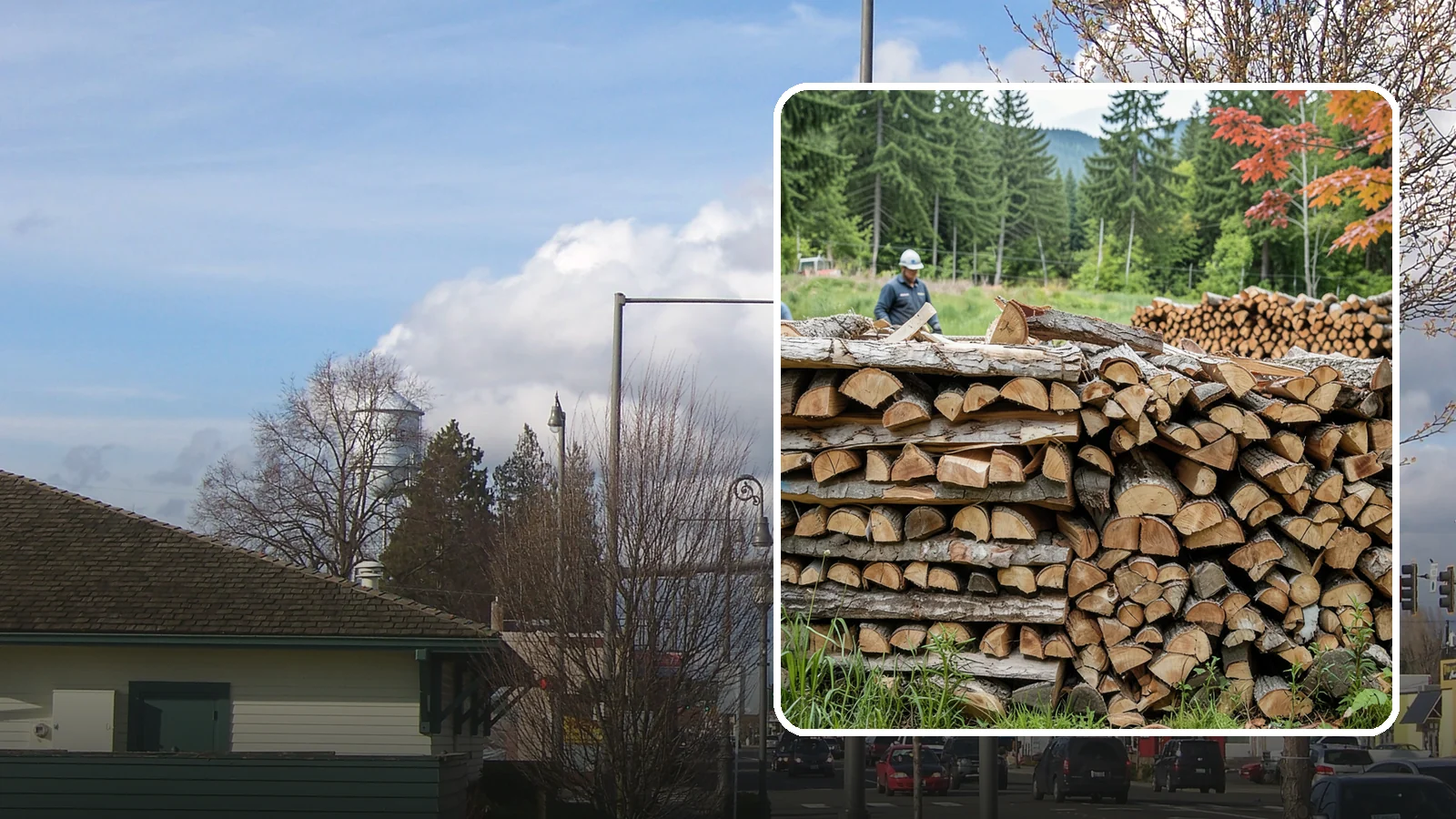 Event Firewood in Marysville, Snohomish County, WA - We deliver seasoned firewood for Pacific Northwest events, from festivals to private gatherings, sized and timed to your occasion.