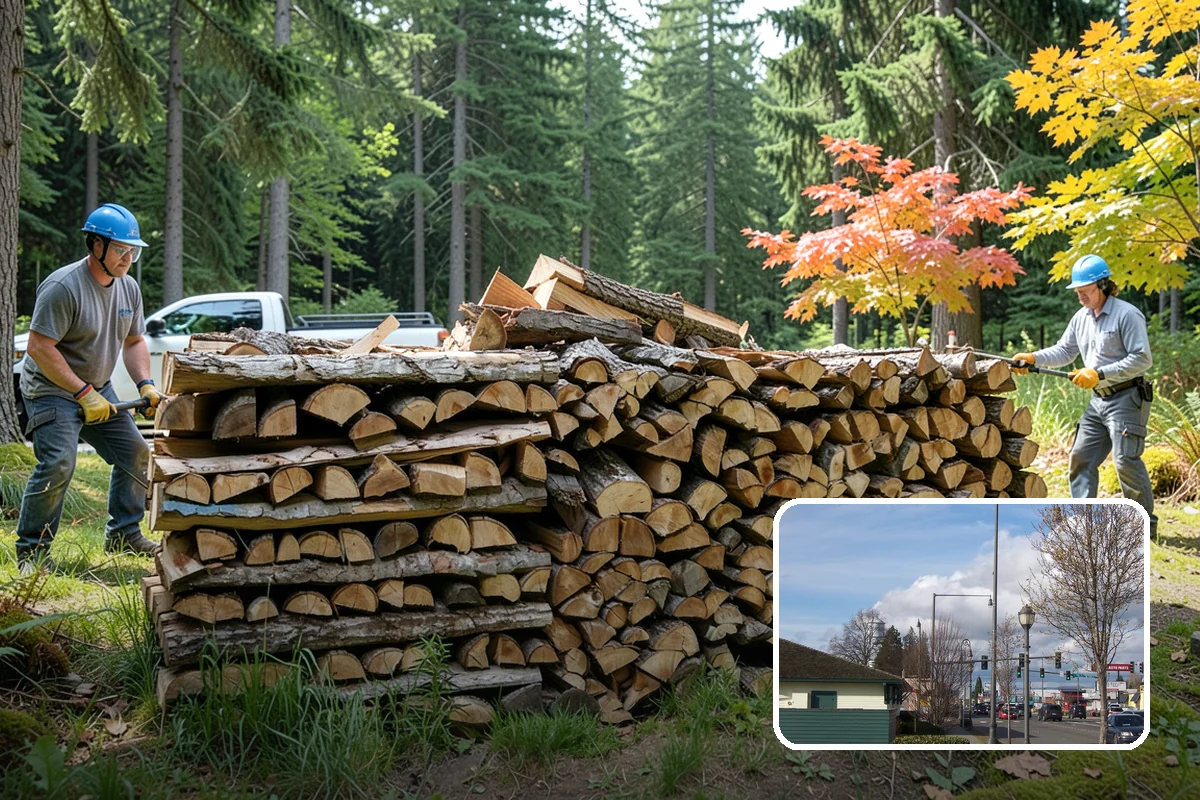 Event Firewood in Marysville, Snohomish County, WA - Seasoned wood that lights on cue in front of guests