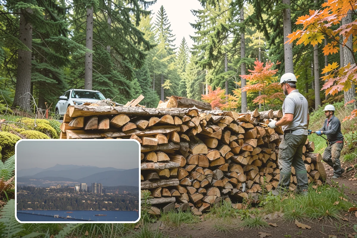 Event Firewood in Medina, King County, WA - Seasoned wood that lights on cue in front of guests