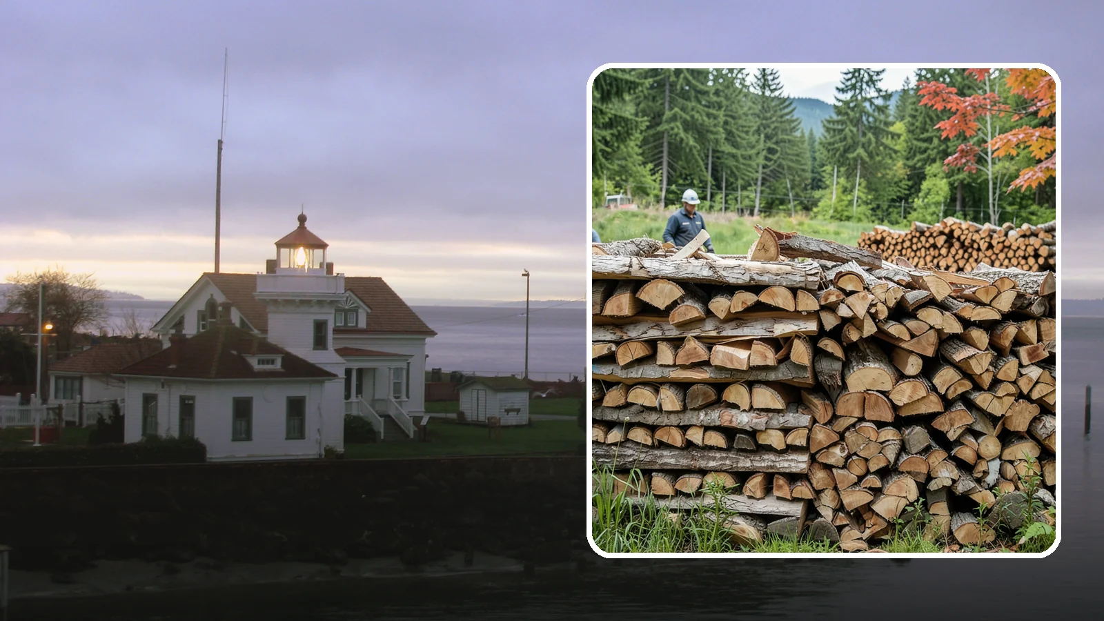 Event Firewood in Mukilteo, Snohomish County, WA - We deliver seasoned firewood for Pacific Northwest events, from festivals to private gatherings, sized and timed to your occasion.