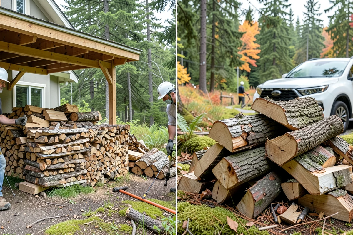 Event Firewood in Normandy Park, King County, WA - Confirm event date, location, and fire setup