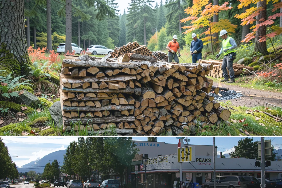 Event Firewood in North Bend, King County, WA - Book event firewood well ahead of peak wedding and festival dates in spring through fall.