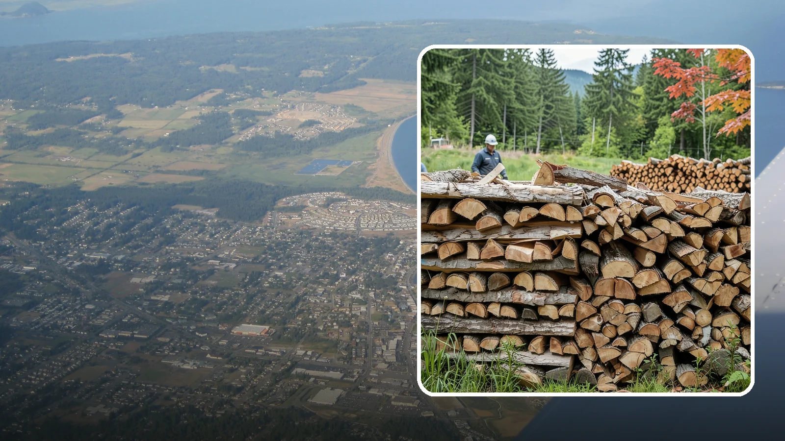 Event Firewood in Oak Harbor, Island County, WA - We deliver seasoned firewood for Pacific Northwest events, from festivals to private gatherings, sized and timed to your occasion.