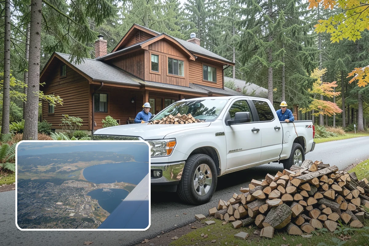 Event Firewood in Oak Harbor, Island County, WA - Seasoned wood that lights on cue in front of guests