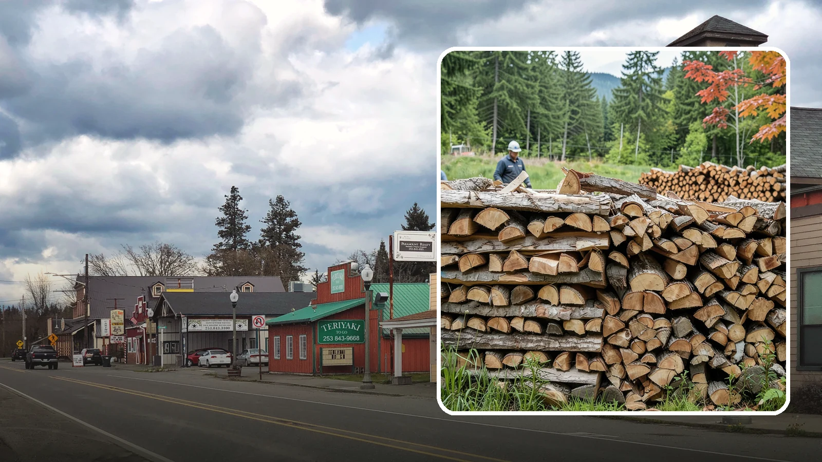 Event Firewood in Roy, Pierce County, WA - We deliver seasoned firewood for Pacific Northwest events, from festivals to private gatherings, sized and timed to your occasion.