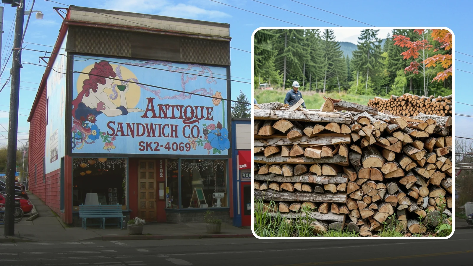 Event Firewood in Ruston, Pierce County, WA - We deliver seasoned firewood for Pacific Northwest events, from festivals to private gatherings, sized and timed to your occasion.
