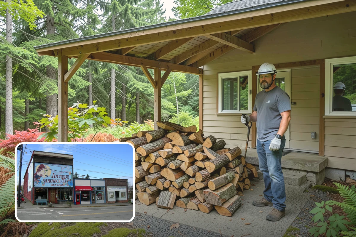 Event Firewood in Ruston, Pierce County, WA - Seasoned wood that lights on cue in front of guests