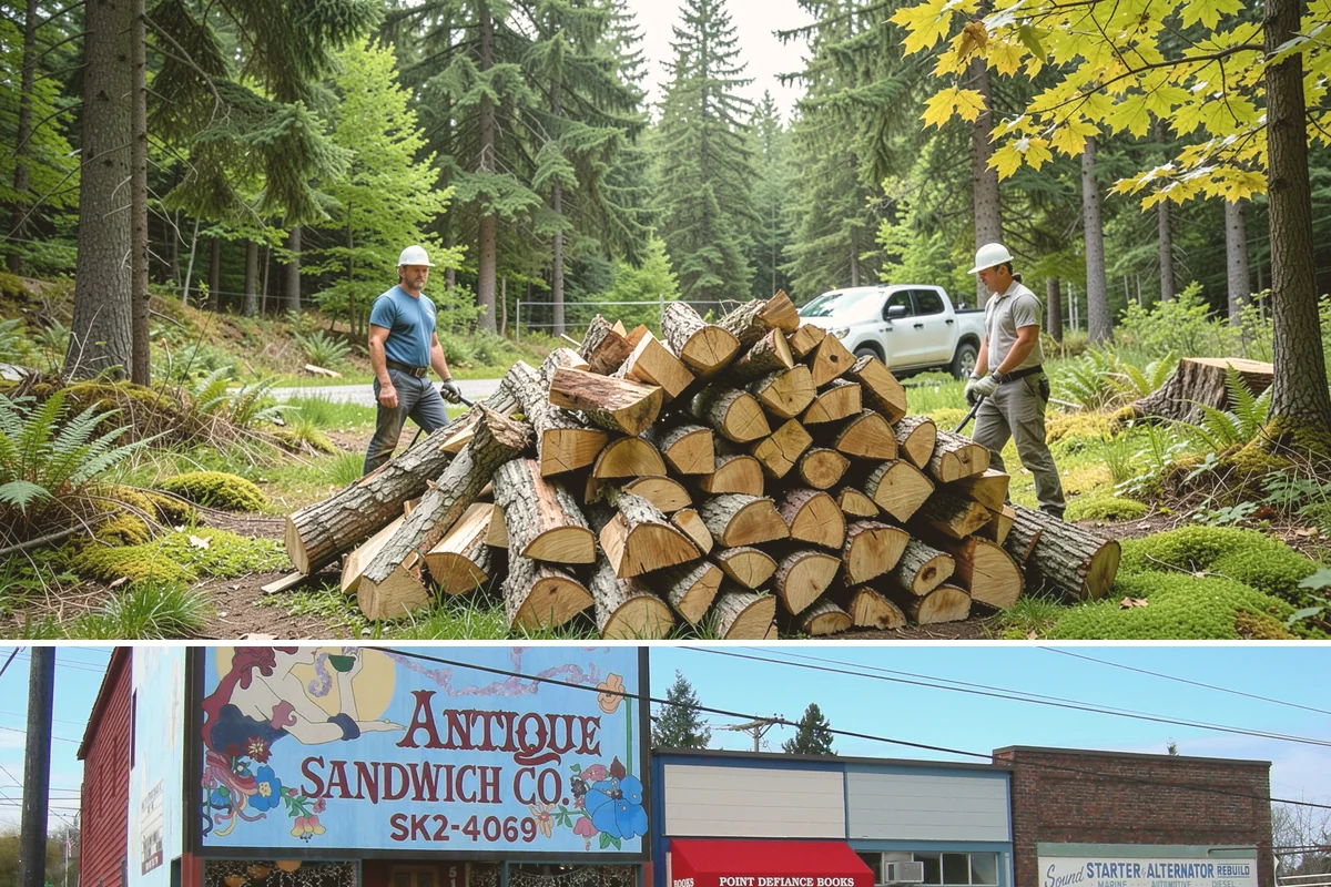 Event Firewood in Ruston, Pierce County, WA - Book event firewood well ahead of peak wedding and festival dates in spring through fall.