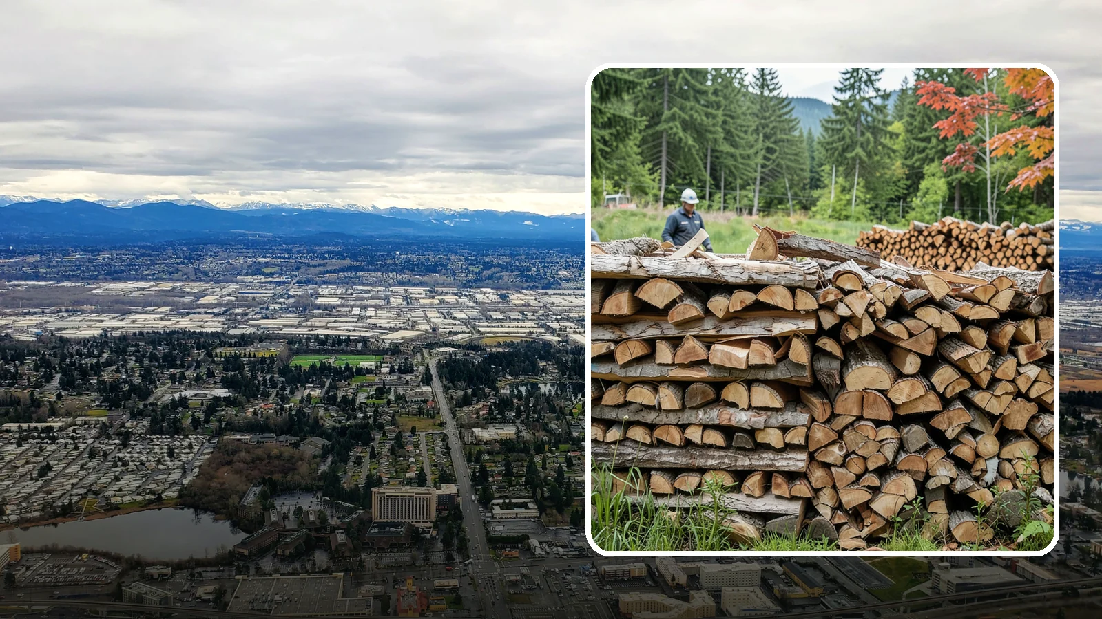Event Firewood in SeaTac, WA - We deliver seasoned firewood for Pacific Northwest events, from festivals to private gatherings, sized and timed to your occasion.