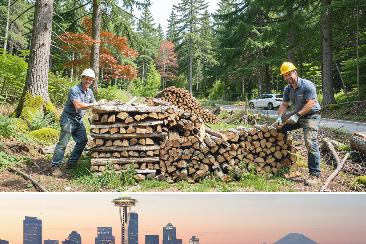 Event Firewood in Seattle, WA - Book event firewood well ahead of peak wedding and festival dates in spring through fall.