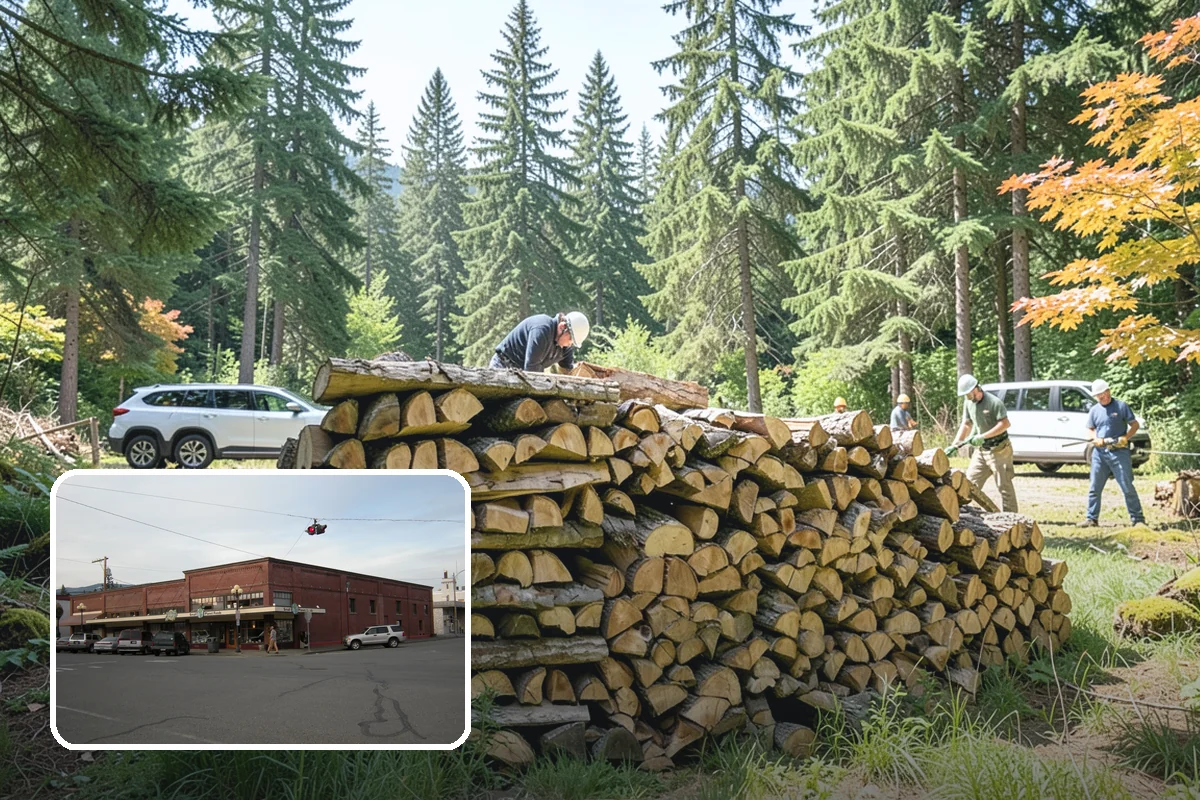 Event Firewood in Sedro-Woolley, Skagit County, WA - Seasoned wood that lights on cue in front of guests
