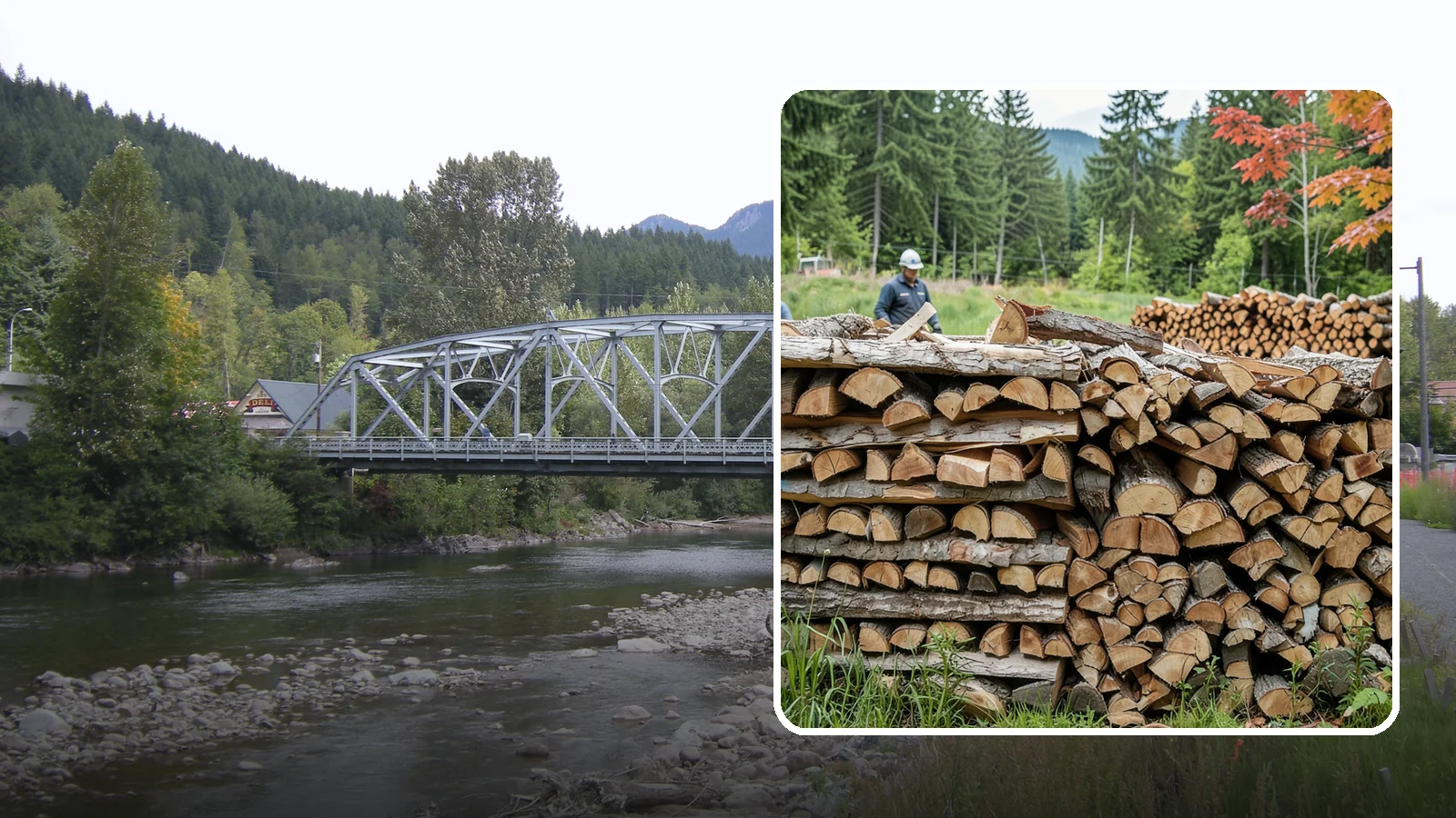 Event Firewood in Skykomish, King County, WA - We deliver seasoned firewood for Pacific Northwest events, from festivals to private gatherings, sized and timed to your occasion.
