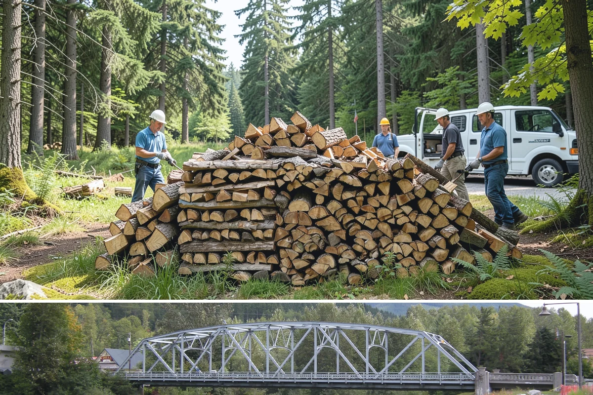 Event Firewood in Skykomish, King County, WA - Book event firewood well ahead of peak wedding and festival dates in spring through fall.