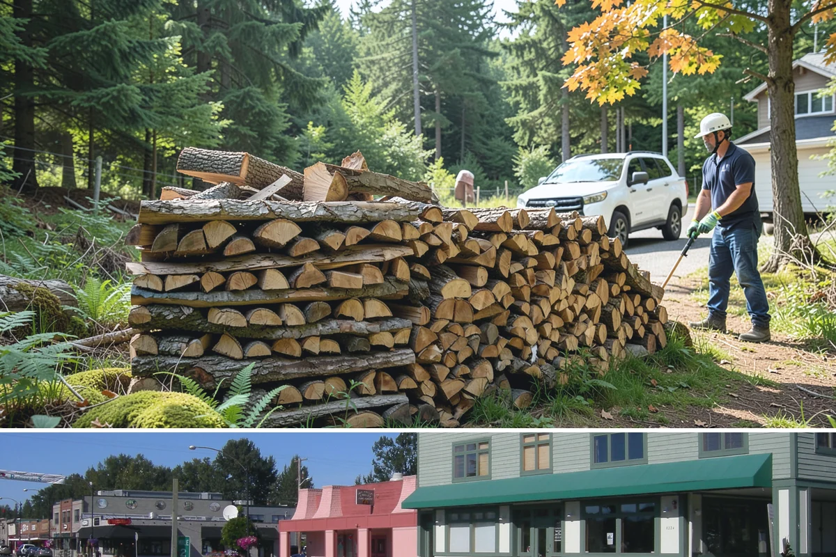 Event Firewood in Snoqualmie, King County, WA - Book event firewood well ahead of peak wedding and festival dates in spring through fall.