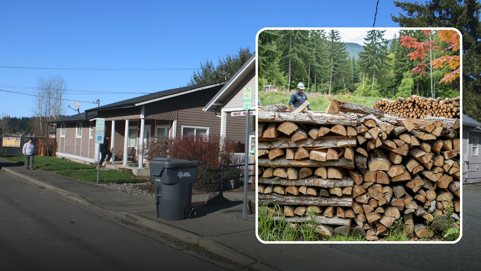 Event Firewood in South Prairie, Pierce County, WA - We deliver seasoned firewood for Pacific Northwest events, from festivals to private gatherings, sized and timed to your occasion.