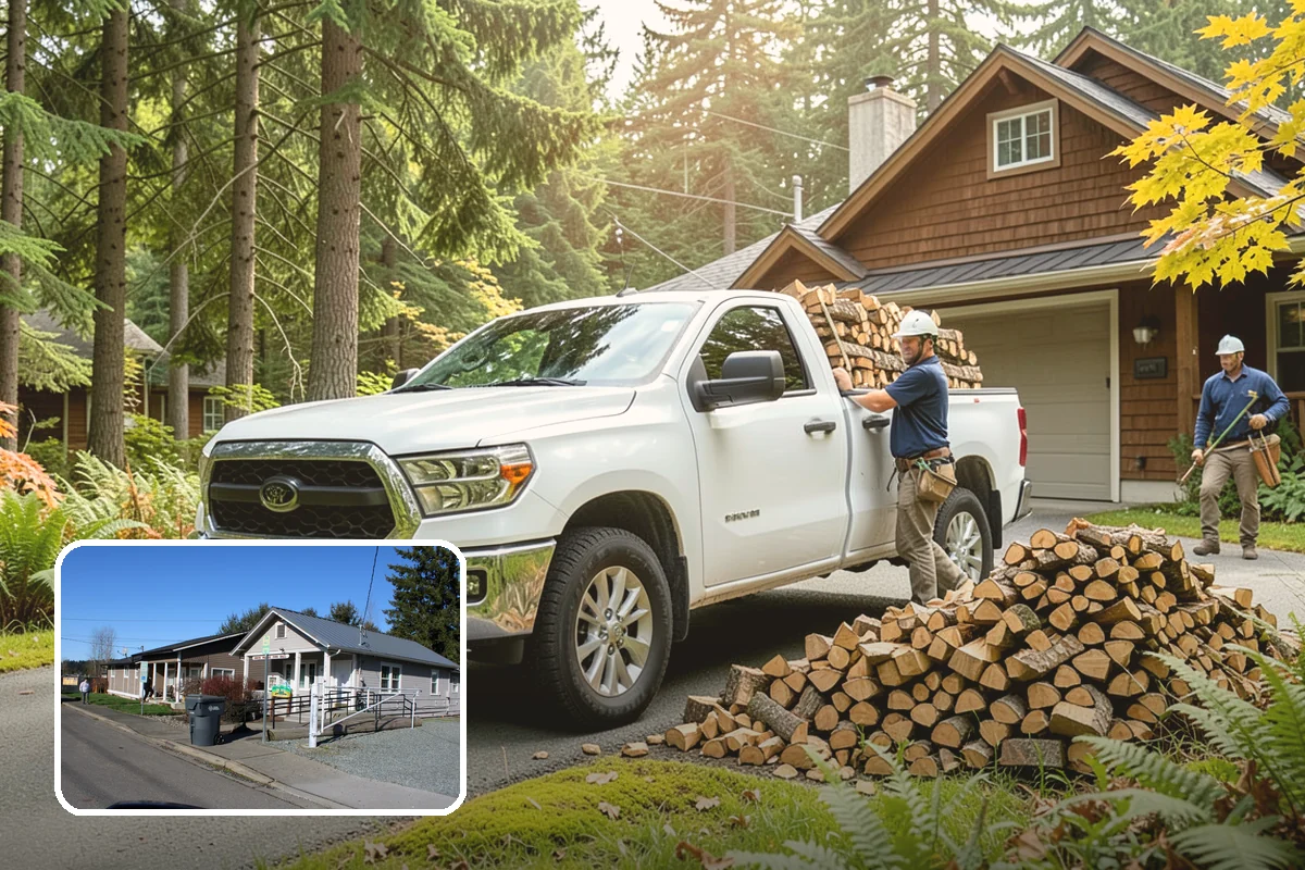 Event Firewood in South Prairie, Pierce County, WA - Seasoned wood that lights on cue in front of guests