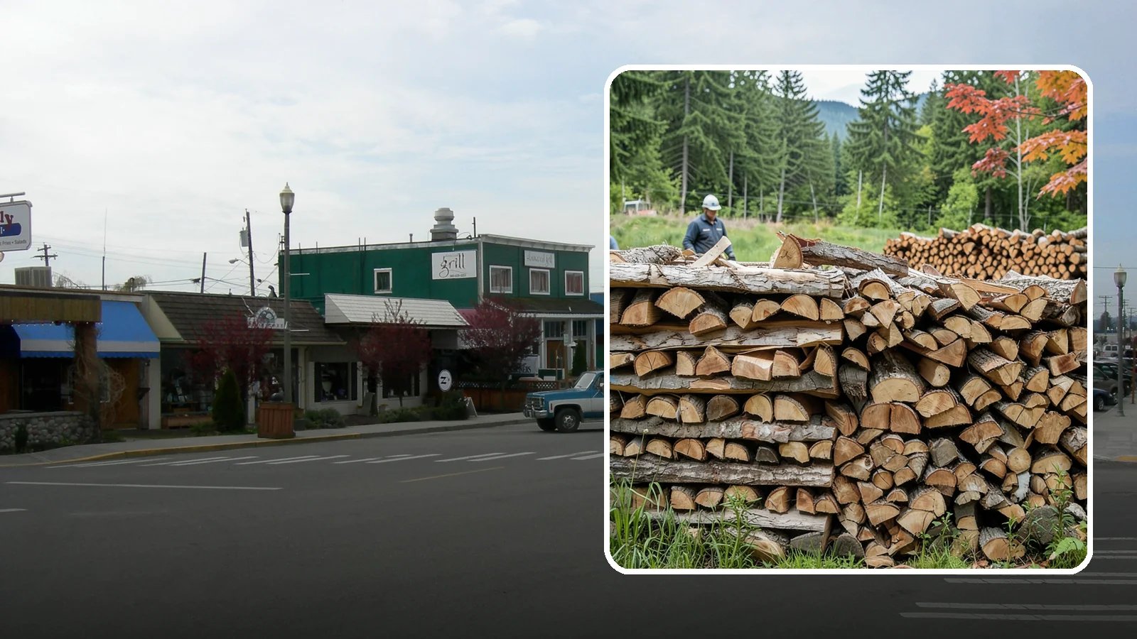 Event Firewood in Stanwood, Snohomish County, WA - We deliver seasoned firewood for Pacific Northwest events, from festivals to private gatherings, sized and timed to your occasion.