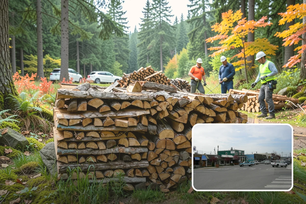 Event Firewood in Stanwood, Snohomish County, WA - Seasoned wood that lights on cue in front of guests