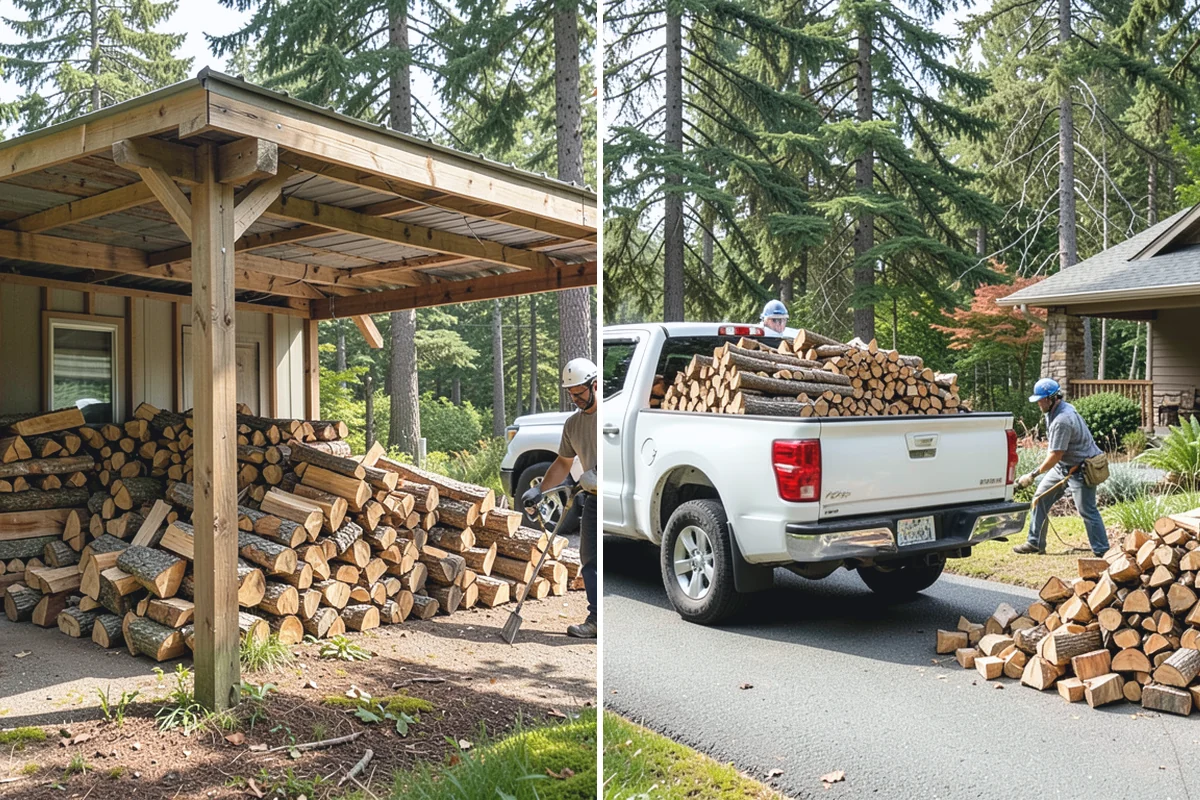 Event Firewood in Sumner, Pierce County, WA - Confirm event date, location, and fire setup