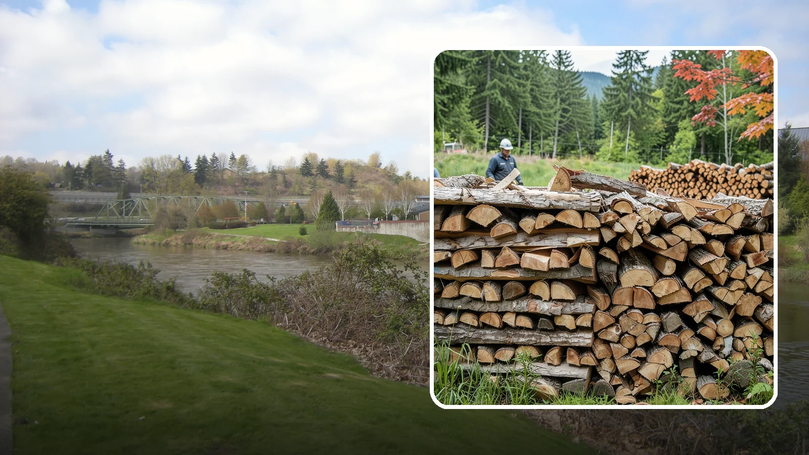 Event Firewood in Tukwila, King County, WA - We deliver seasoned firewood for Pacific Northwest events, from festivals to private gatherings, sized and timed to your occasion.