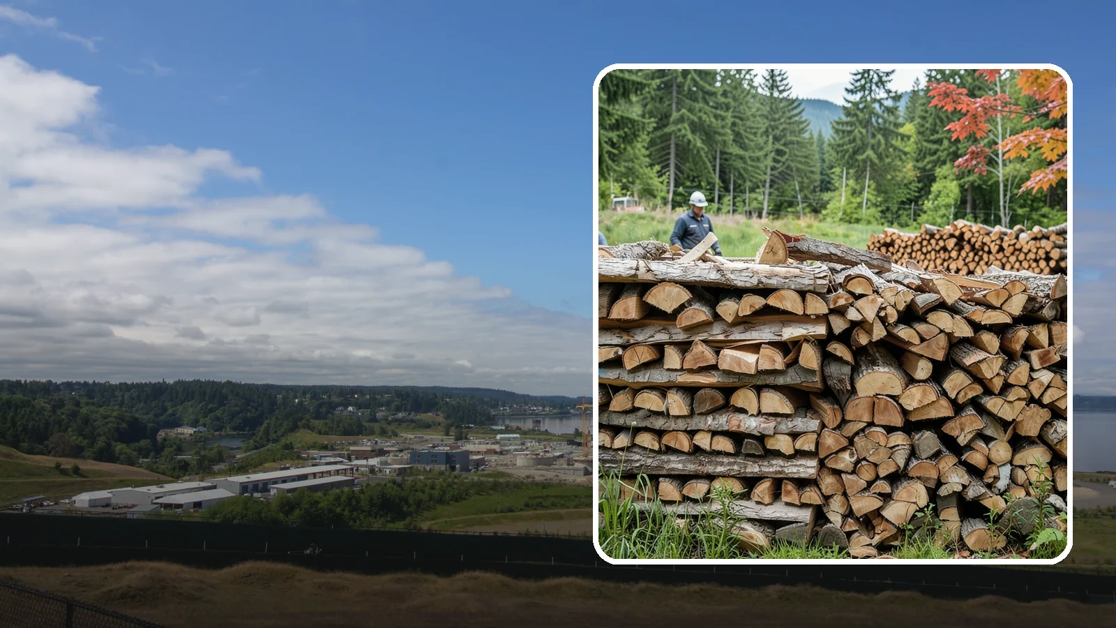 Event Firewood in University Place, Pierce County, WA - We deliver seasoned firewood for Pacific Northwest events, from festivals to private gatherings, sized and timed to your occasion.