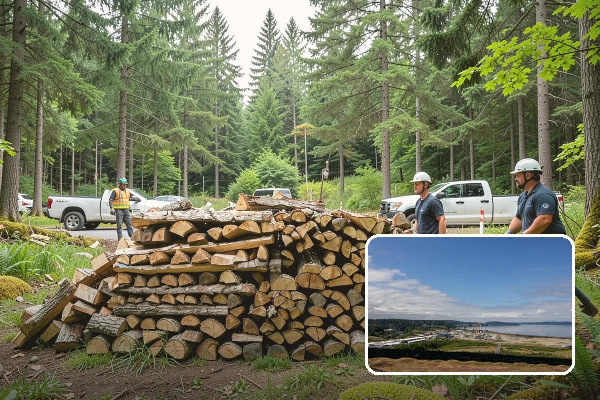 Event Firewood in University Place, Pierce County, WA - Seasoned wood that lights on cue in front of guests