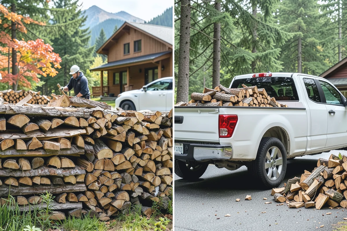 Event Firewood in Wilkeson, Pierce County, WA - Confirm event date, location, and fire setup