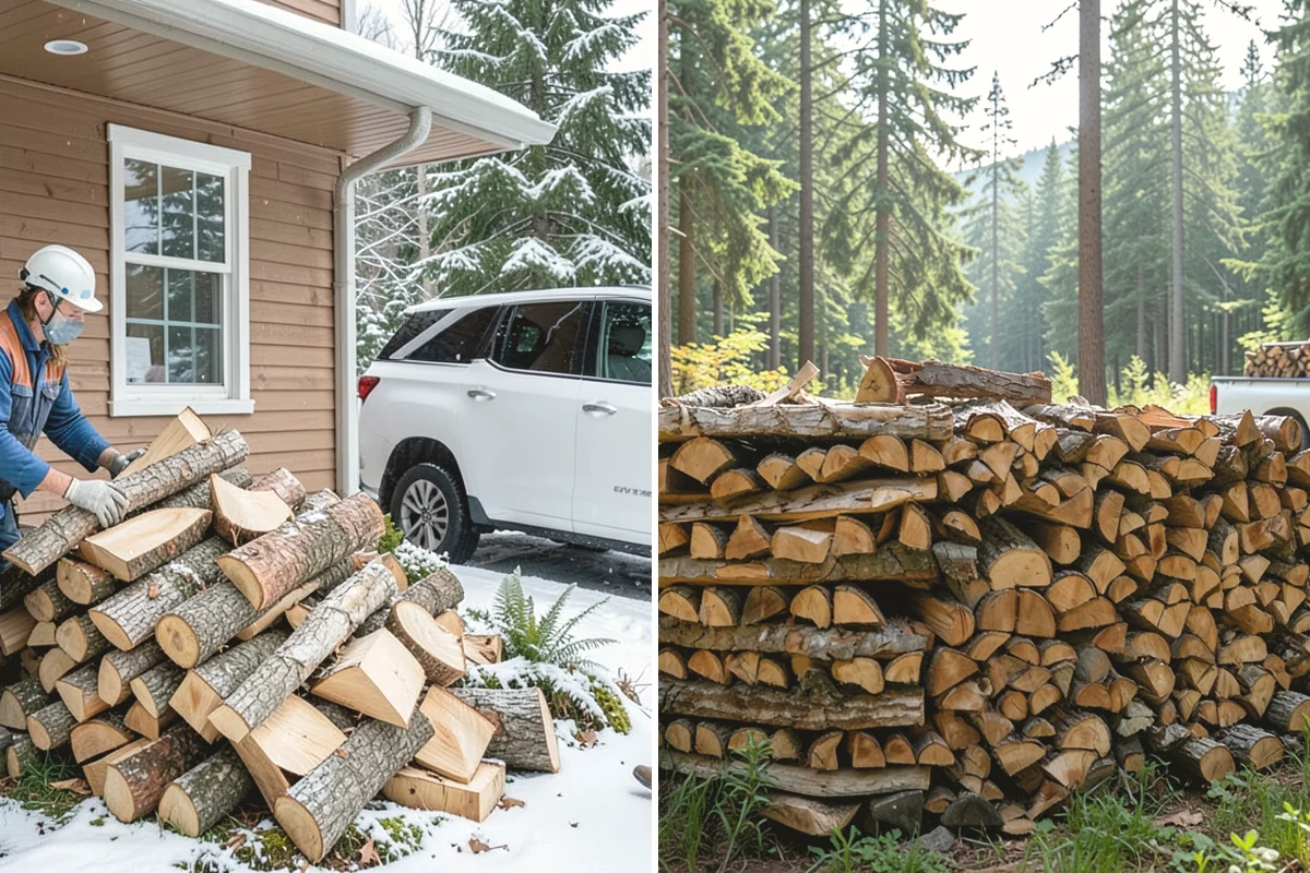 Face Cord Firewood in Anacortes, Skagit County, WA - Select your face-cord order and delivery date