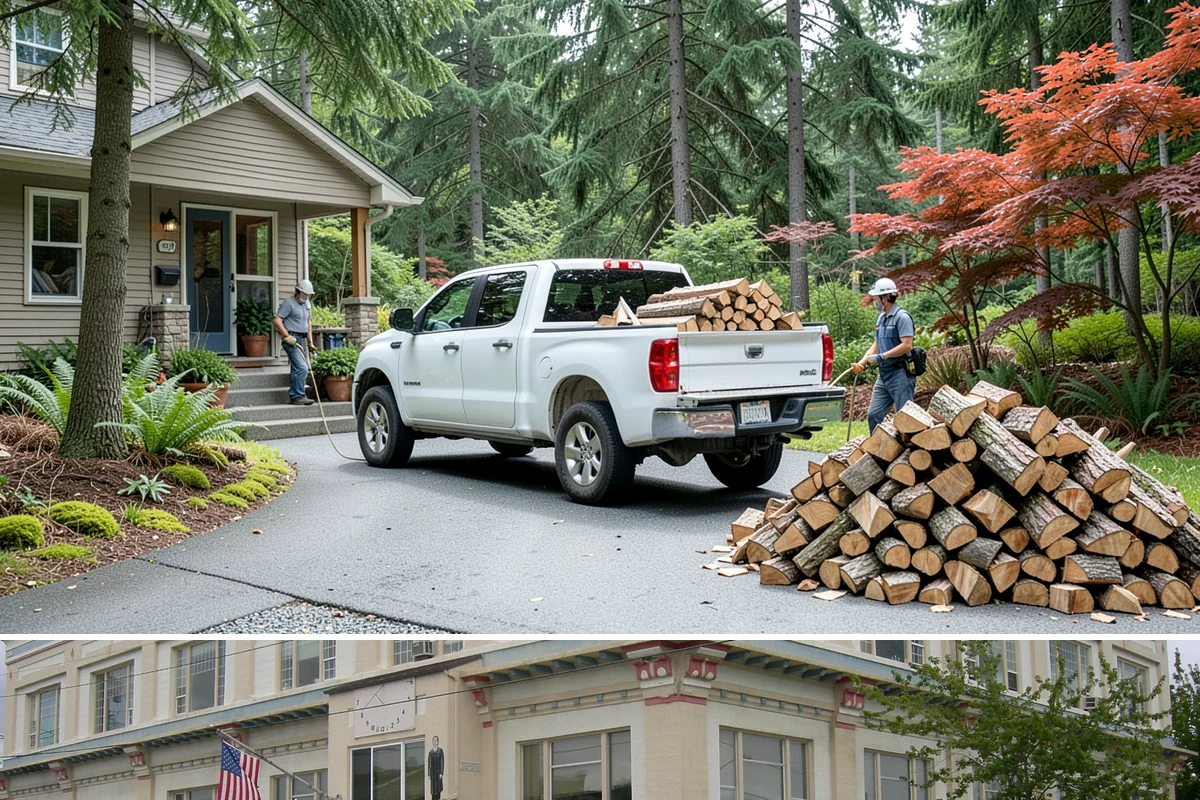 Face Cord Firewood in Anacortes, Skagit County, WA - Order a face cord in early autumn to have it ready before fireplace season begins.