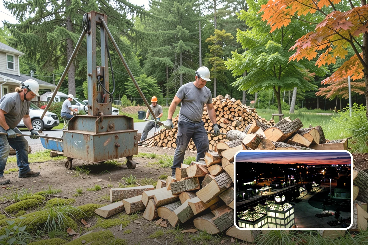Face Cord Firewood in Auburn, King County, WA - A tidy single-row stack that fits most spaces