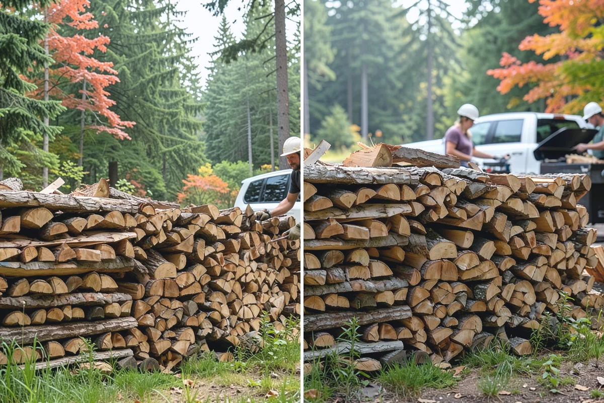Face Cord Firewood in Auburn, King County, WA - Select your face-cord order and delivery date