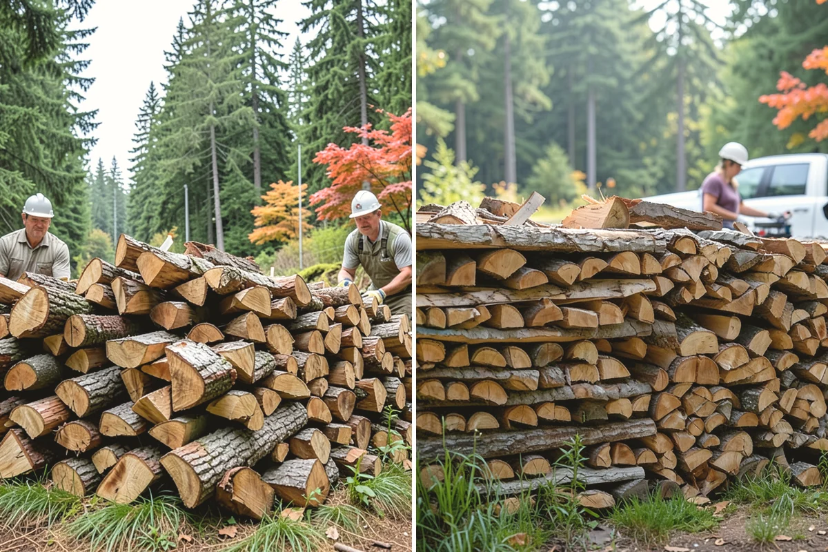 Face Cord Firewood in Black Diamond, King County, WA - Select your face-cord order and delivery date