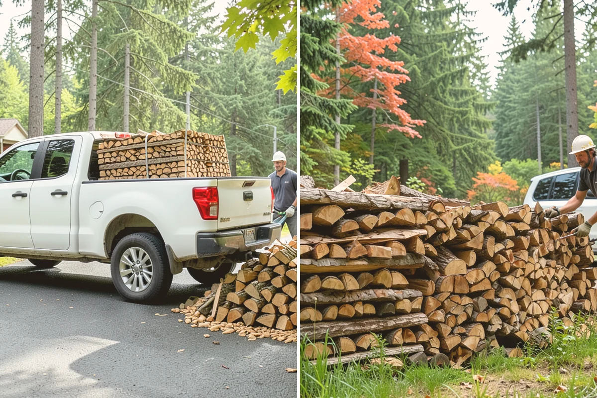 Face Cord Firewood in Bothell, King County, WA - Select your face-cord order and delivery date