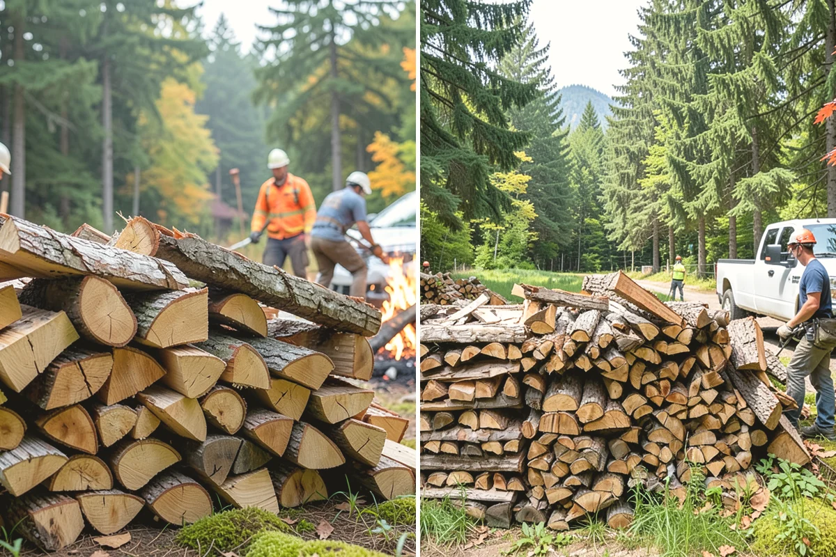 Face Cord Firewood in Burien, King County, WA - Select your face-cord order and delivery date
