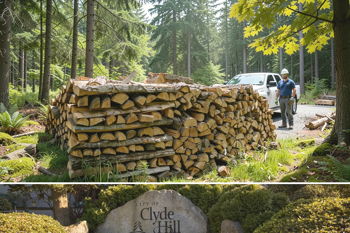 Face Cord Firewood in Clyde Hill, King County, WA - Order a face cord in early autumn to have it ready before fireplace season begins.
