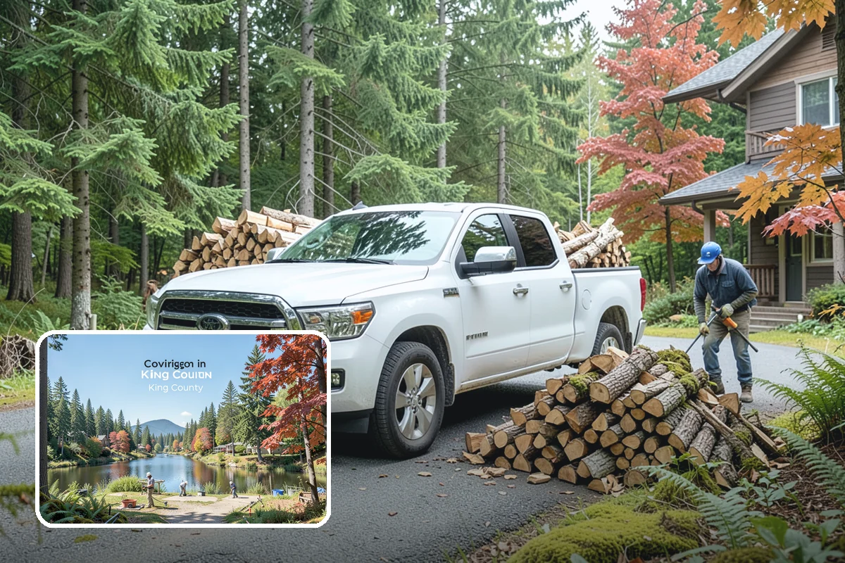 Face Cord Firewood in Covington, King County, WA - A tidy single-row stack that fits most spaces
