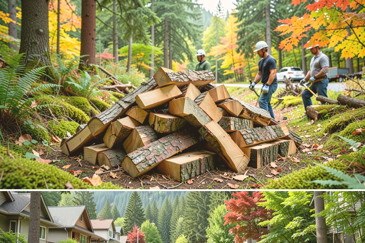 Face Cord Firewood in Darrington, WA - Order a face cord in early autumn to have it ready before fireplace season begins.