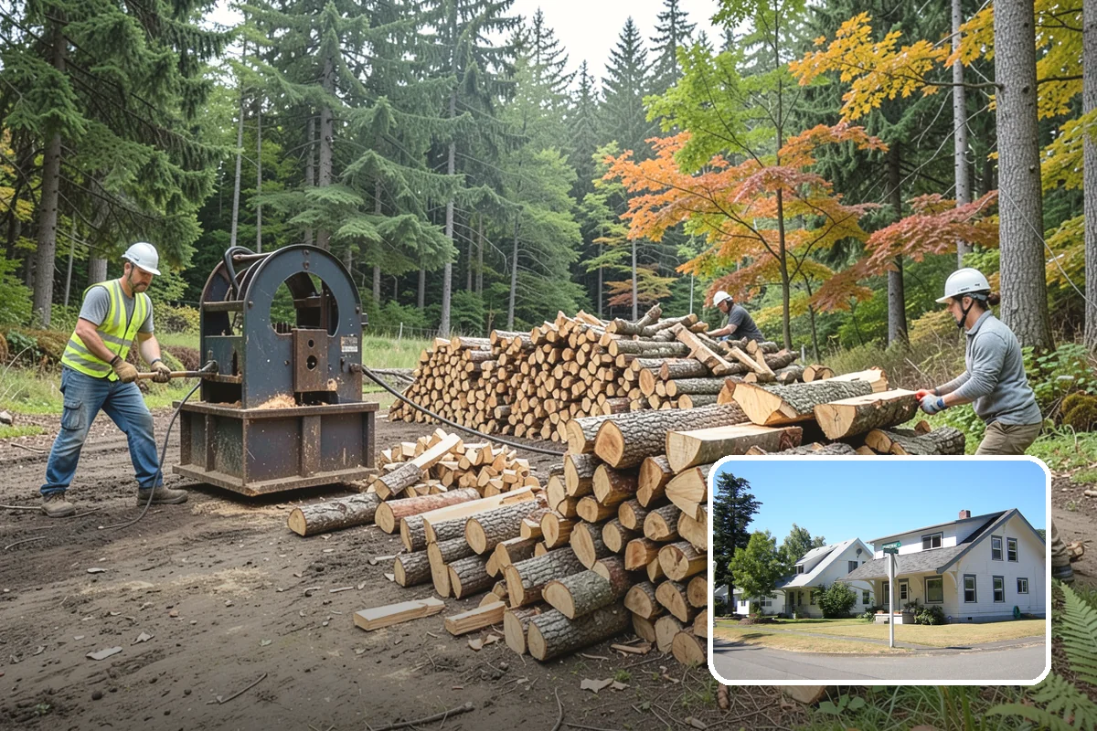 Face Cord Firewood in DuPont, Pierce County, WA - A tidy single-row stack that fits most spaces