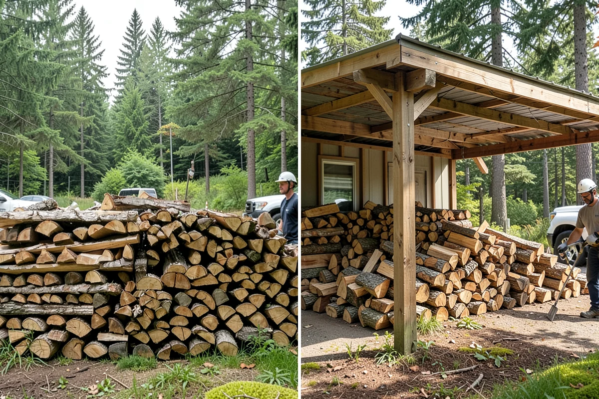 Face Cord Firewood in DuPont, Pierce County, WA - Select your face-cord order and delivery date