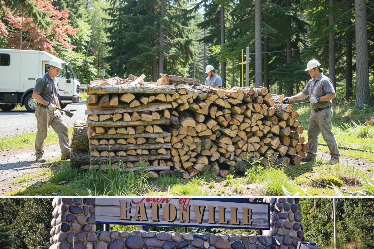 Face Cord Firewood in Eatonville, Pierce County, WA - Order a face cord in early autumn to have it ready before fireplace season begins.