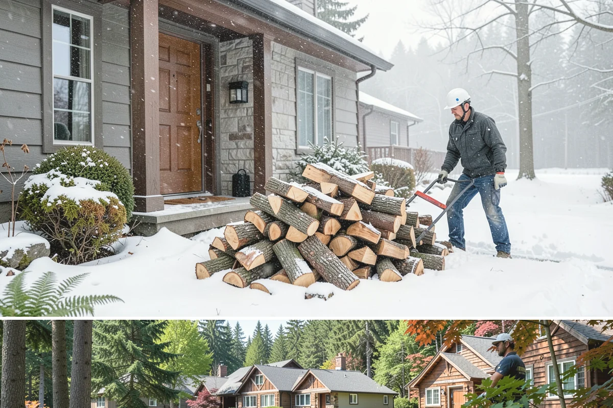 Face Cord Firewood in Edgewood, WA - Order a face cord in early autumn to have it ready before fireplace season begins.