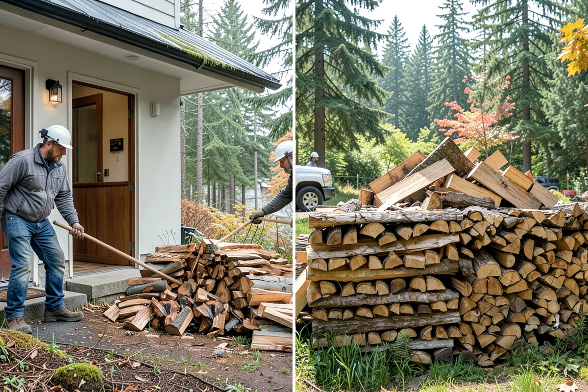 Face Cord Firewood in Enumclaw, King County, WA - Select your face-cord order and delivery date