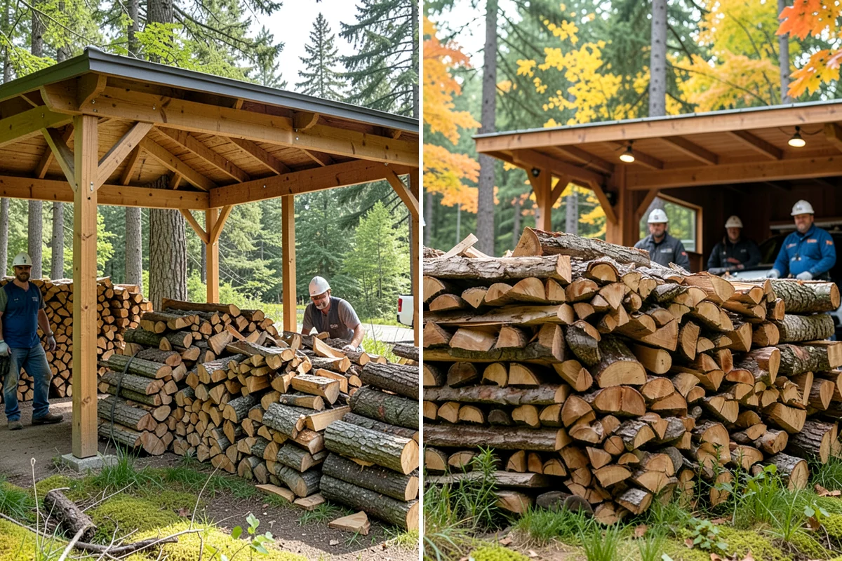Face Cord Firewood in Fircrest, Pierce County, WA - Select your face-cord order and delivery date
