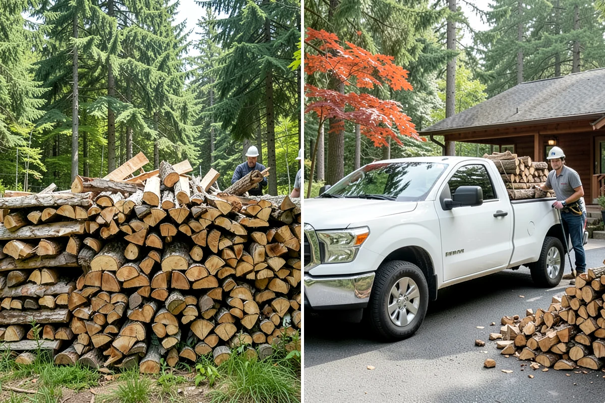 Face Cord Firewood in Hunts Point, King County, WA - Select your face-cord order and delivery date
