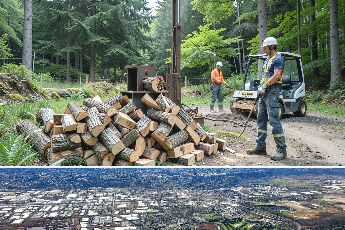 Face Cord Firewood in Kent, King County, WA - Order a face cord in early autumn to have it ready before fireplace season begins.