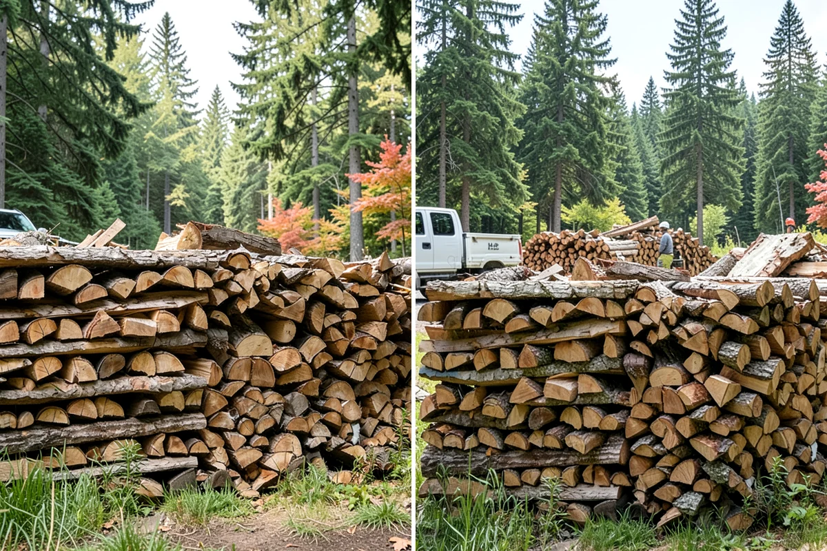 Face Cord Firewood in Lake Forest Park, King County, WA - Select your face-cord order and delivery date