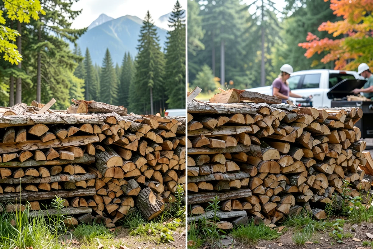 Face Cord Firewood in Maple Valley, King County, WA - Select your face-cord order and delivery date