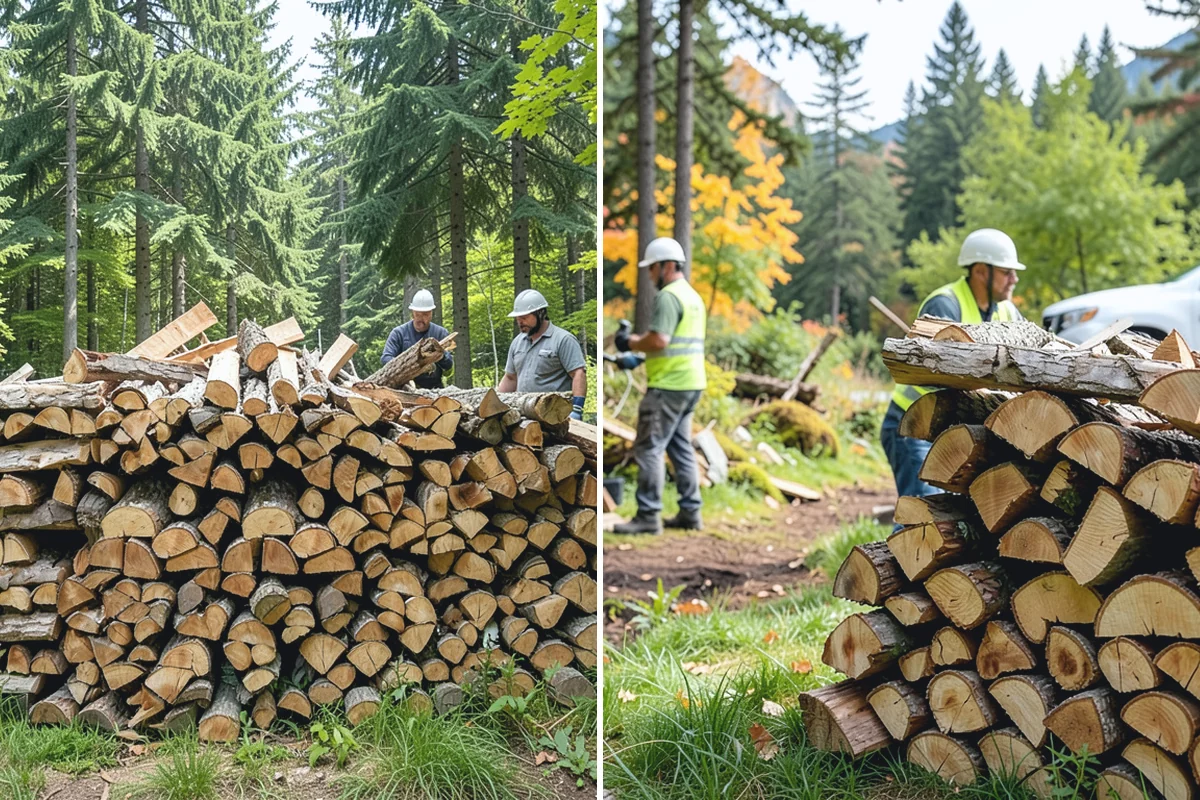 Face Cord Firewood in Marysville, Snohomish County, WA - Select your face-cord order and delivery date