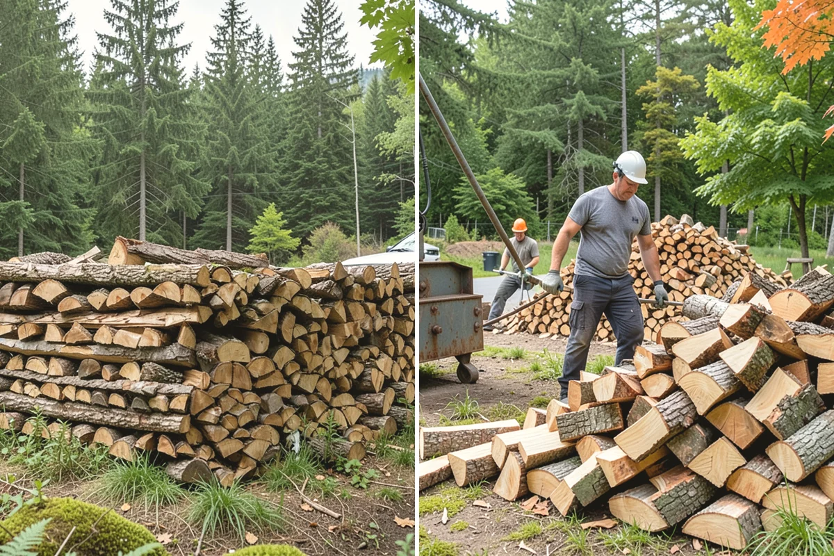 Face Cord Firewood in Mercer Island, King County, WA - Select your face-cord order and delivery date
