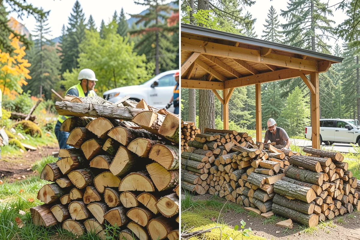 Face Cord Firewood in Mill Creek, Snohomish County, WA - Select your face-cord order and delivery date